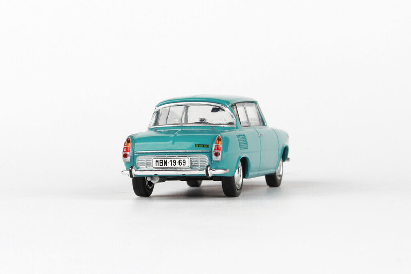 Abrex Škoda 1100 MBX 1:43 Tyrkysová Světlá 1969